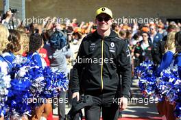 Nico Hulkenberg (GER) Renault F1 Team on the drivers parade. 03.11.2019. Formula 1 World Championship, Rd 19, United States Grand Prix, Austin, Texas, USA, Race Day.