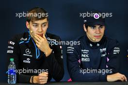 (L to R): George Russell (GBR) Williams Racing and Lance Stroll (CDN) Racing Point F1 Team in the FIA Press Conference. 31.10.2019. Formula 1 World Championship, Rd 19, United States Grand Prix, Austin, Texas, USA, Preparation Day.