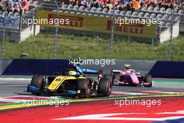 Race 1, Luca Ghiotto (ITA) UNI-Virtuosi Racing 29.06.2019. FIA Formula 2 Championship, Rd 6, Spielberg, Austria, Saturday.