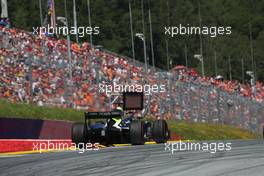Race 2, Louis DelÃ©traz (SUI) Carlin 30.06.2019. FIA Formula 2 Championship, Rd 6, Spielberg, Austria, Sunday.