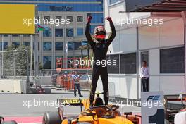 Race 2, Jack Aitken (GBR) Campos Racing race winner 27.04.2019. FIA Formula 2 Championship, Rd 2, Baku, Azerbaijan, Saturday.