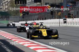 Race 2, Guanyu Zhou (CHI) UNI-Virtuosi Racing 27.04.2019. FIA Formula 2 Championship, Rd 2, Baku, Azerbaijan, Saturday.