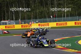 Race 1, Louis Deletraz (SUI) Carlin 31.08.2019. Formula 2 Championship, Rd 9, Spa-Francorchamps, Belgium, Saturday.