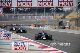 Race 1, Louis Deletraz (SUI) Carlin 30.03.2019. FIA Formula 2 Championship, Rd 1, Sakhir, Bahrain, Saturday.