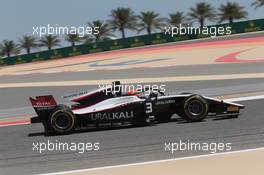 Free Practice, Nikita Mazepin (RUS) ART Grand Prix 29.03.2019. FIA Formula 2 Championship, Rd 1, Sakhir, Bahrain, Friday.