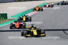 Race 2, Guanyu Zhou (CHI) UNI-Virtuosi Racing 12.05.2019. FIA Formula 2 Championship, Rd 3, Barcelona, Spain, Sunday.