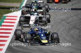 Race 2, Louis Deletraz (SUI) Carlin 12.05.2019. FIA Formula 2 Championship, Rd 3, Barcelona, Spain, Sunday.