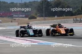 Race 1, Sergio Sette Camara (BRA) DAMS and Jack Aitken (GBR) Campos Racing 22.06.2019. FIA Formula 2 Championship, Rd 5, Paul Ricard, France, Saturday.