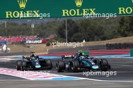 Race 2, Nicolas Latifi (CAN) DAMS leads Sergio Sette Camara (BRA) DAMS 23.06.2019. FIA Formula 2 Championship, Rd 5, Paul Ricard, France, Sunday.
