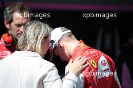 Race 1, Mick Schumacher (GER) PREMA Racing and Sabine Kehm (GER) 22.06.2019. FIA Formula 2 Championship, Rd 5, Paul Ricard, France, Saturday.