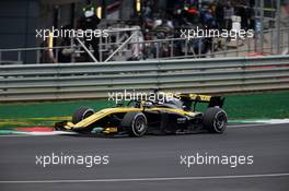 Race 2, Guanyu Zhou (CHI) UNI-Virtuosi Racing 14.07.2019. FIA Formula 2 Championship, Rd 7, Silverstone, England, Sunday.