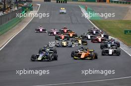 Race 2, Start of the race 14.07.2019. FIA Formula 2 Championship, Rd 7, Silverstone, England, Sunday.