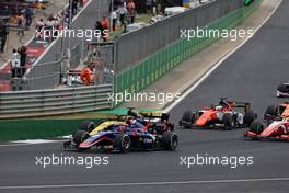 Race 2, Nobuharu Matsushita (JAP) Carlin 14.07.2019. FIA Formula 2 Championship, Rd 7, Silverstone, England, Sunday.