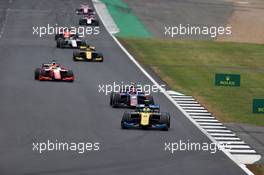 Race 2, Luca Ghiotto (ITA) UNI-Virtuosi Racing 14.07.2019. FIA Formula 2 Championship, Rd 7, Silverstone, England, Sunday.
