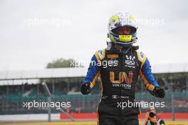 Race 1, Luca Ghiotto (ITA) UNI-Virtuosi Racing race winner 13.07.2019. FIA Formula 2 Championship, Rd 7, Silverstone, England, Saturday.