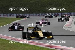 Race 2, Guanyu Zhou (CHI) UNI-Virtuosi Racing 04.08.2019. FIA Formula 2 Championship, Rd 8, Budapest, Hungary, Sunday.