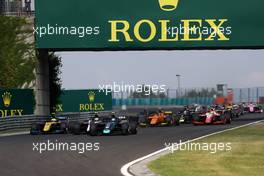 Race 1, Start of the race 03.08.2019. FIA Formula 2 Championship, Rd 8, Budapest, Hungary, Saturday.