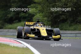 Free Practice, Guanyu Zhou (CHI) UNI-Virtuosi Racing 02.08.2019. FIA Formula 2 Championship, Rd 8, Budapest, Hungary, Friday.