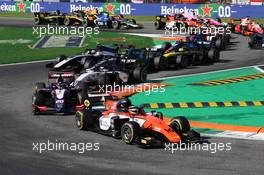 Race 2, Jordan King (GBR) MP Motorsport 08.09.2019. Formula 2 Championship, Rd 10, Monza, Italy, Sunday.