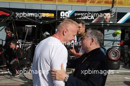 Race 1, Dmitry Mazepin (RUS) father of Nikita Mazepin (RUS) ART Grand Prix and Jean Todt (FRA), President FIA 07.09.2019. Formula 2 Championship, Rd 10, Monza, Italy, Saturday.