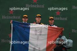 Race 2, 1st place Jack Aitken (GBR) Campos Racing, 2nd place Jordan King (GBR) MP Motorsport and 3rd place Nyck De Vries (NLD) ART Grand Prix 08.09.2019. Formula 2 Championship, Rd 10, Monza, Italy, Sunday.