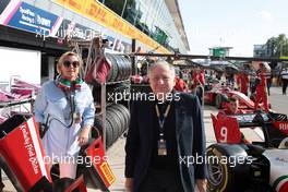 Race 1, Sabine Kehm (GER), Press officer of Mick Schumacher (GER) and Jean Todt (FRA), President FIA 07.09.2019. Formula 2 Championship, Rd 10, Monza, Italy, Saturday.