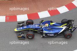 Free Practice, Louis Deletraz (SUI) Carlin 23.05.2019. FIA Formula 2 Championship, Rd 4, Monte Carlo, Monaco, Thursday.