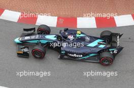 Free Practice, Nicolas Latifi (CAN) DAMS 23.05.2019. FIA Formula 2 Championship, Rd 4, Monte Carlo, Monaco, Thursday.