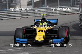  Free Practice, Luca Ghiotto (ITA) UNI-Virtuosi Racing 23.05.2019. FIA Formula 2 Championship, Rd 4, Monte Carlo, Monaco, Thursday.