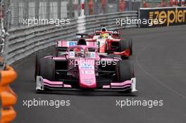 Race 1, Tatiana Calderon (COL) BWT Arden leads Mick Schumacher (GER) PREMA Racing 24.05.2019. FIA Formula 2 Championship, Rd 4, Monte Carlo, Monaco, Friday.