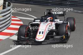 Free Practice,  Callum Ilott (GBR) Sauber Junior Team by Charouz 23.05.2019. FIA Formula 2 Championship, Rd 4, Monte Carlo, Monaco, Thursday.