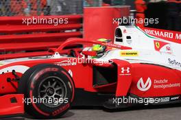  Free Practice, Mick Schumacher (GER) PREMA Racing 23.05.2019. FIA Formula 2 Championship, Rd 4, Monte Carlo, Monaco, Thursday.