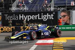  Free Practice, Louis Deletraz (SUI) Carlin 23.05.2019. FIA Formula 2 Championship, Rd 4, Monte Carlo, Monaco, Thursday.