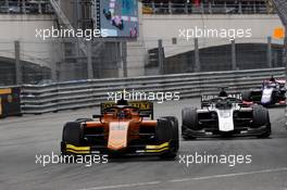 Race 1, Jack Aitken (GBR) Campos Racing and Nikita Mazepin (RUS) ART Grand Prix 24.05.2019. FIA Formula 2 Championship, Rd 4, Monte Carlo, Monaco, Friday.