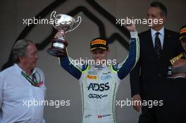 Race 2, Louis Deletraz (SUI) Carlin race winner 25.05.2019. FIA Formula 2 Championship, Rd 4, Monte Carlo, Monaco, Saturday.