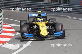 Free Practice, Luca Ghiotto (ITA) UNI-Virtuosi Racing 23.05.2019. FIA Formula 2 Championship, Rd 4, Monte Carlo, Monaco, Thursday.