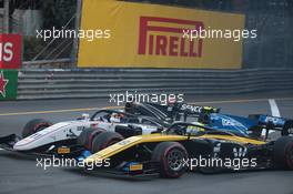 Race 2, Luca Ghiotto (ITA) UNI-Virtuosi Racing 25.05.2019. FIA Formula 2 Championship, Rd 4, Monte Carlo, Monaco, Saturday.
