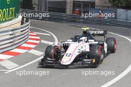 Free Practice, Juan Manuel Correa (USA) Sauber Junior Team by Charouz 23.05.2019. FIA Formula 2 Championship, Rd 4, Monte Carlo, Monaco, Thursday.