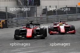 Race 1, Artem Markelov (Rus) MP Motorsport and Mick Schumacher (GER) PREMA Racing 24.05.2019. FIA Formula 2 Championship, Rd 4, Monte Carlo, Monaco, Friday.
