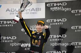 Race 1, 3rd place Guanyu Zhou (CHI) UNI-Virtuosi Racing 30.11.2019. Formula 2 Championship, Rd 11, Yas Marina Circuit, Abu Dhabi, UAE, Saturday.