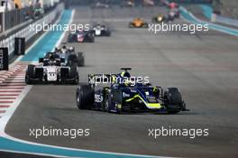 Race 1, Louis Deletraz (SUI) Carlin 30.11.2019. Formula 2 Championship, Rd 11, Yas Marina Circuit, Abu Dhabi, UAE, Saturday.