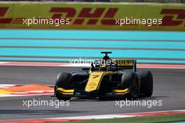 Guanyu Zhou (CHI) UNI-Virtuosi Racing 29.11.2019. Formula 2 Championship, Rd 11, Yas Marina Circuit, Abu Dhabi, UAE, Friday.
