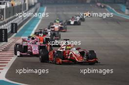 Race 1, Mick Schumacher (GER) PREMA Racing 30.11.2019. Formula 2 Championship, Rd 11, Yas Marina Circuit, Abu Dhabi, UAE, Saturday.