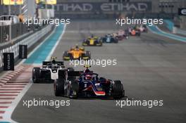 Race 1, Nobuharu Matsushita (JAP) Carlin 30.11.2019. Formula 2 Championship, Rd 11, Yas Marina Circuit, Abu Dhabi, UAE, Saturday.