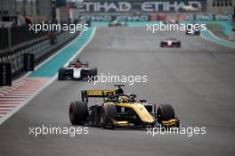 Race 2, Guanyu Zhou (CHI) UNI-Virtuosi Racing 01.12.2019. Formula 2 Championship, Rd 11, Yas Marina Circuit, Abu Dhabi, UAE, Sunday.