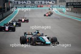 Race 2, Sergio Sette Camara (BRA) DAMS 01.12.2019. Formula 2 Championship, Rd 11, Yas Marina Circuit, Abu Dhabi, UAE, Sunday.