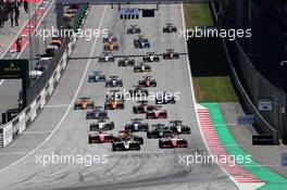 Race 1, Start of the race 29.06.2019. FIA Formula 3 Championship, Rd 3, Spielberg, Austria, Saturday.