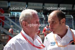 Race 1, Helmut Marko (AUT), Red Bull Racing, Red Bull Advisor and Bruno Michel, CEO FIA F2 series 29.06.2019. FIA Formula 3 Championship, Rd 3, Spielberg, Austria, Saturday.