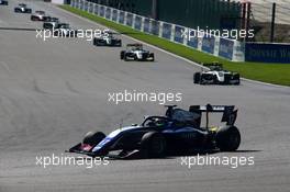 Race 1, Devlin Defrancesco (CAN) Trident 31.08.2019. Formula 3 Championship, Rd 6, Spa-Francorchamps, Belgium, Saturday.