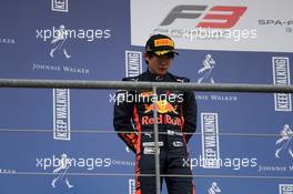 Race 2, 2nd place Yuki Tsunoda (JAP) Jenzer Motorsport 01.09.2019. Formula 3 Championship, Rd 6, Spa-Francorchamps, Belgium, Sunday.
